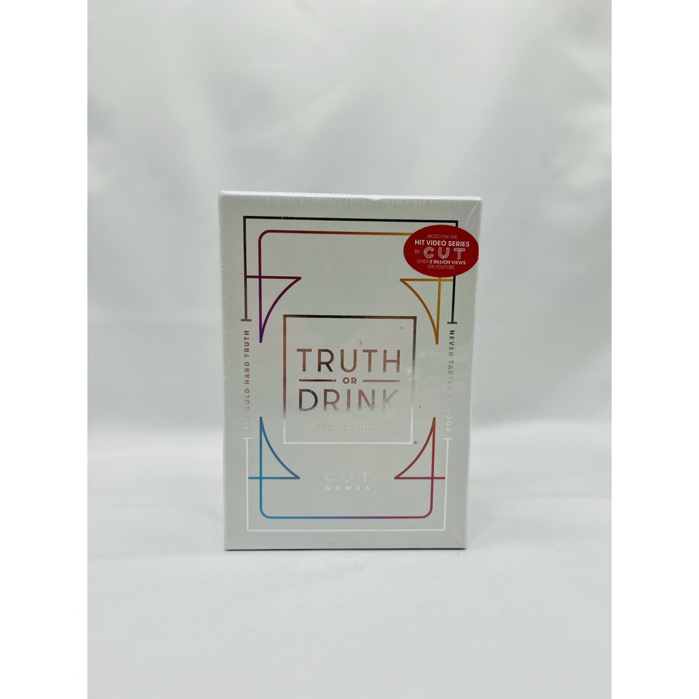 Truth or Drink 2nd Edition Adult Party Game – NEW, Unused, Partial Seal – 21+